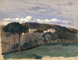 7. Paul Flandrin, {Environs de Volterra}, 1835
