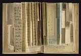 L'un des objets les plus problématiques pour la numérisation : 148 lettres et documents de Philippe Burty reliés dans un volume in-4°, représentant 352 photos à réaliser, avec des conditions de manipulation difficiles pour l'opératrice.