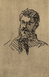 Édouard Manet, {Portrait de Félix Bracquemond}, 1865