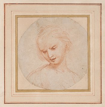 Bernardo Cavallino (Naples 1616 – 1656 Naples), {Diane, en buste, le regard tourné vers la gauche}